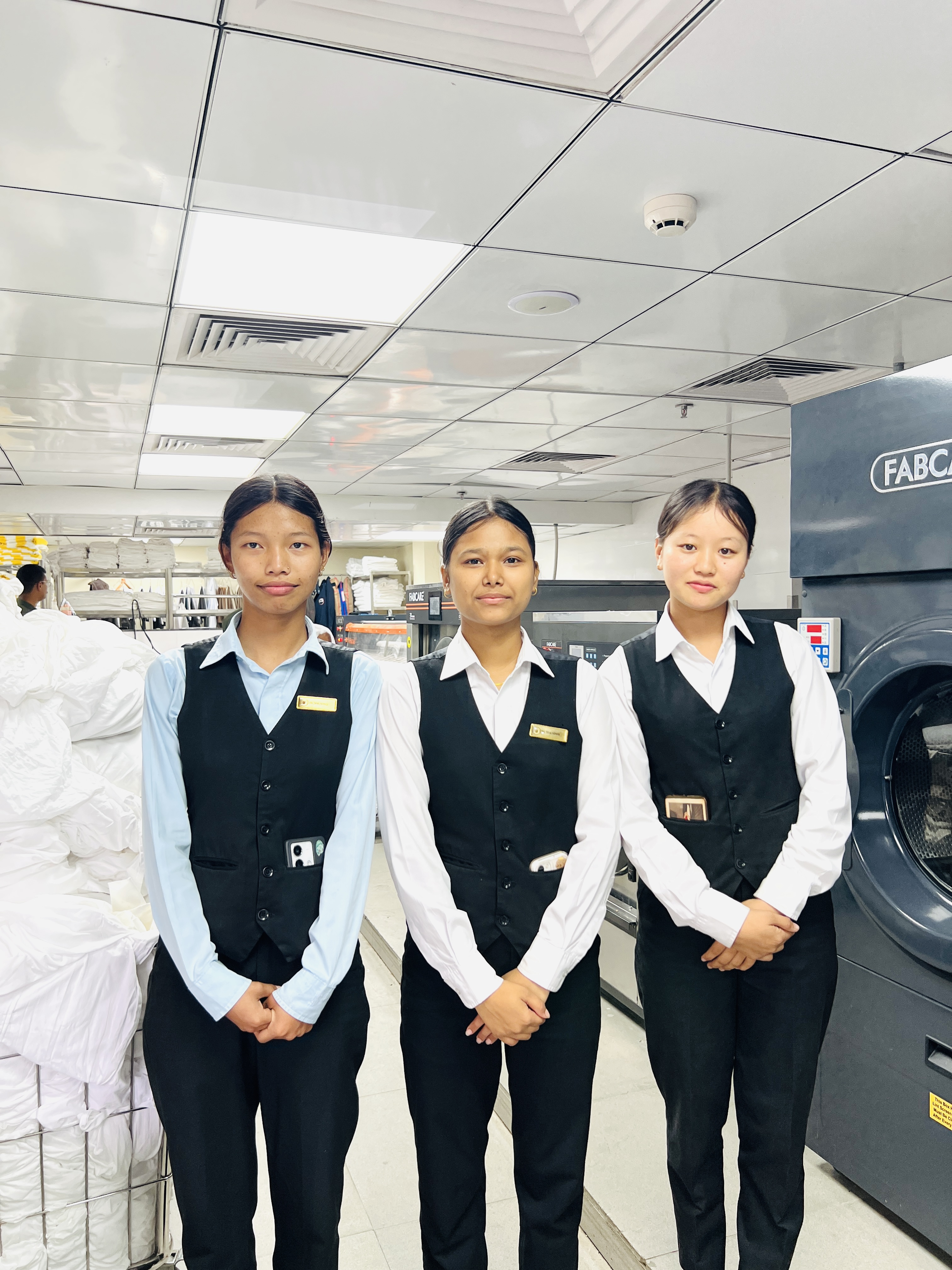 Photo of Students @ internship in Housekeeping